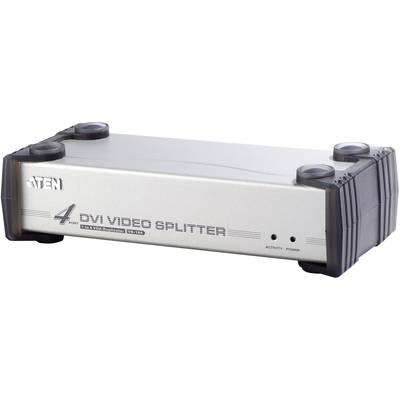 ATEN VS164-AT-G 4 Port DVI-Splitter  1920 x 1200 Pixel Silber 