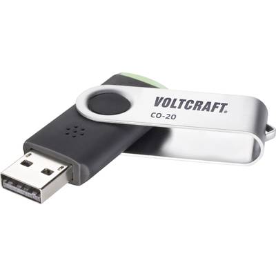 VOLTCRAFT CO-20 USB-Luftqualitätssensor, Raumluftmessgerät, USB-Stick zur Anzeige der Luftqualität, Auswerte-Software