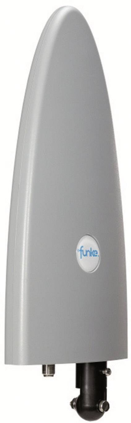 Antenne TV Extérieure HD 240km Avec Rotation 360° Motorisée - Double Sortie, Amplifiée, Complète Avec Câble