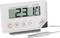 Digitales Laborthermometer auf einem Tisch zeigt eine Temperatur von 23,1°C an, mit einem abnehmbaren Sensor an der Seite.