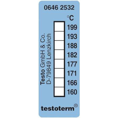 testo testoterm Temperaturmessstreifen 161 bis 204 °C Inhalt10 St.