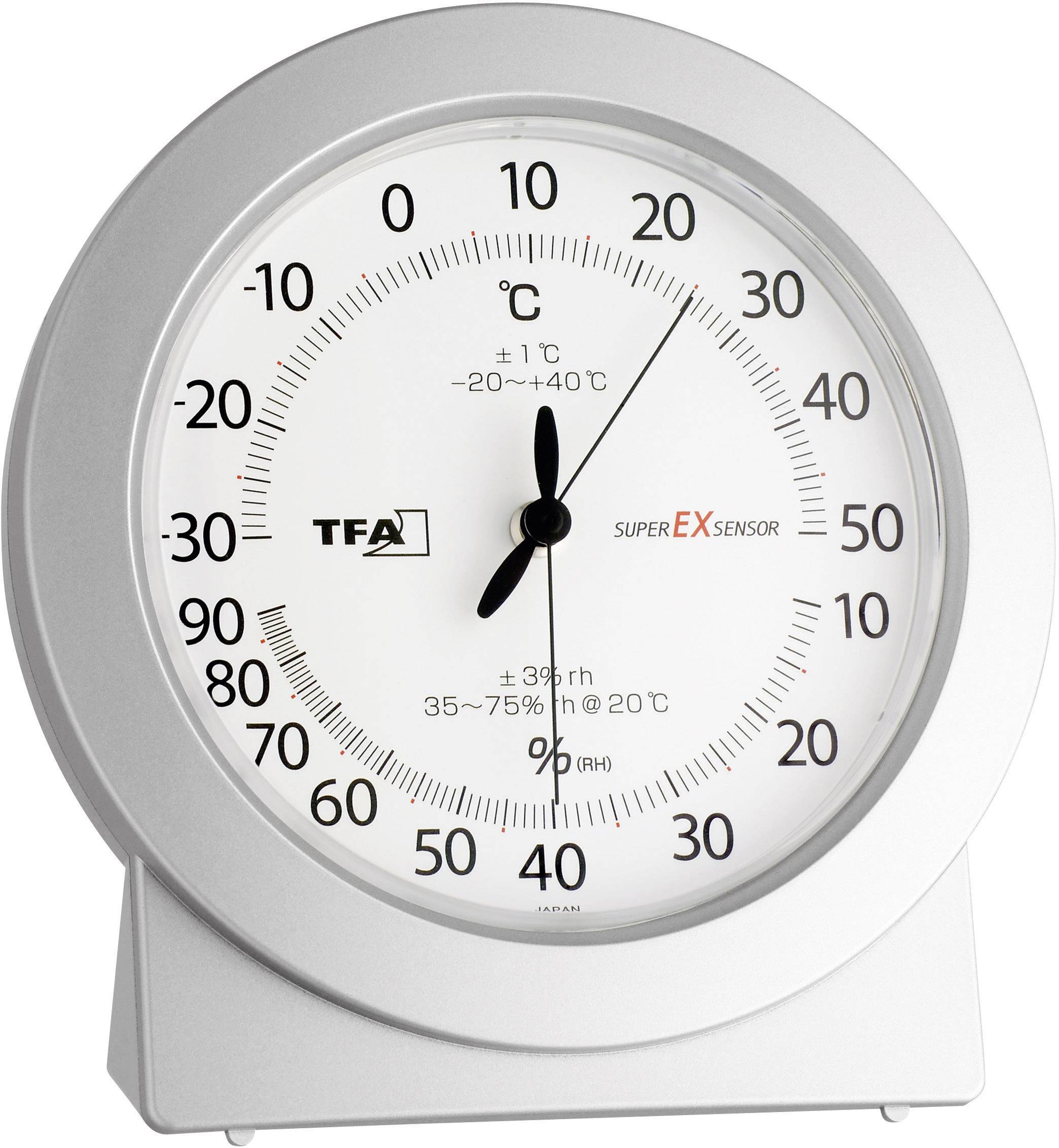 TFA-DOSTMANN Luftfeuchtemessgerät (Hygrometer) TFA 10 % rF 99 % rF Kalibriert nach: Werksstandard