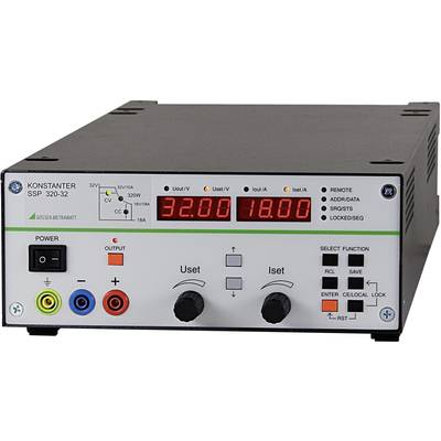 Gossen Metrawatt SSP 320-32 Labornetzgerät, einstellbar kalibriert (DAkkS-akkreditiertes Labor) 0 - 32 V/DC 0 - 18 A 320