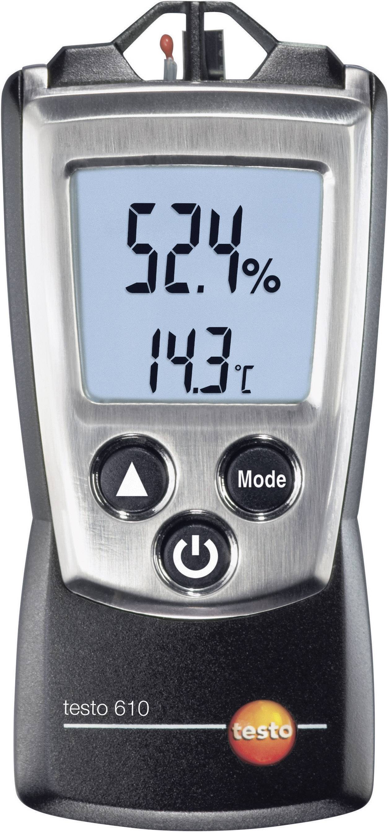 TESTO Luftfeuchtemessgerät (Hygrometer) testo 610 0 % rF 100 % rF Kalibriert nach: Werksstandard