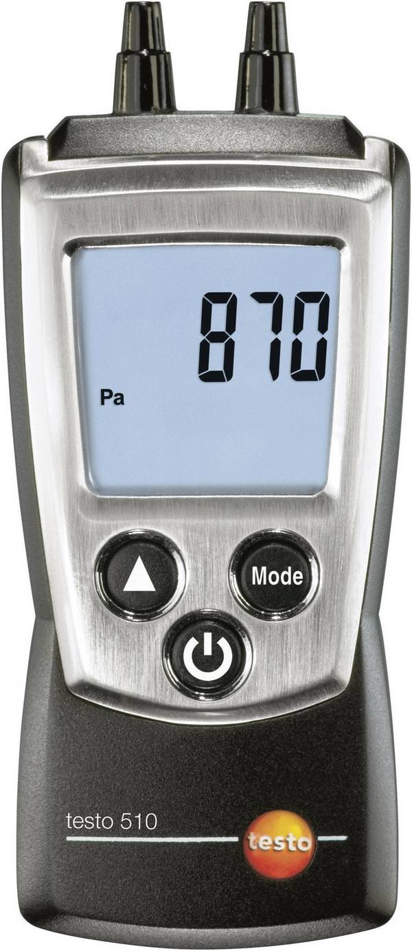 testo 510 Druck-Messgerät kalibriert (ISO) Luftdruck 0 - 100 hPa Magnetische Rückseite