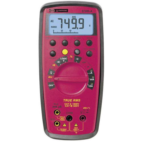 Beha Amprobe 37XR-A-D Hand-Multimeter kalibriert (DAkkS-akkreditiertes Labor) digital CAT II 1000 V, CAT III 600 V Anzei...
