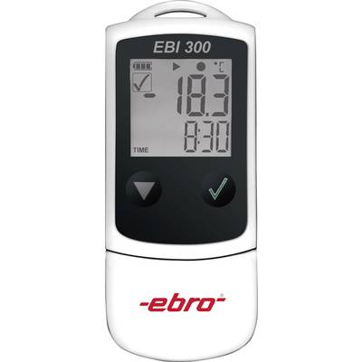 ebro 1340-6330-D EBI 300 Temperatur-Datenlogger kalibriert (DAkkS-akkreditiertes Labor) Messgröße Temperatur -30 bis 70 
