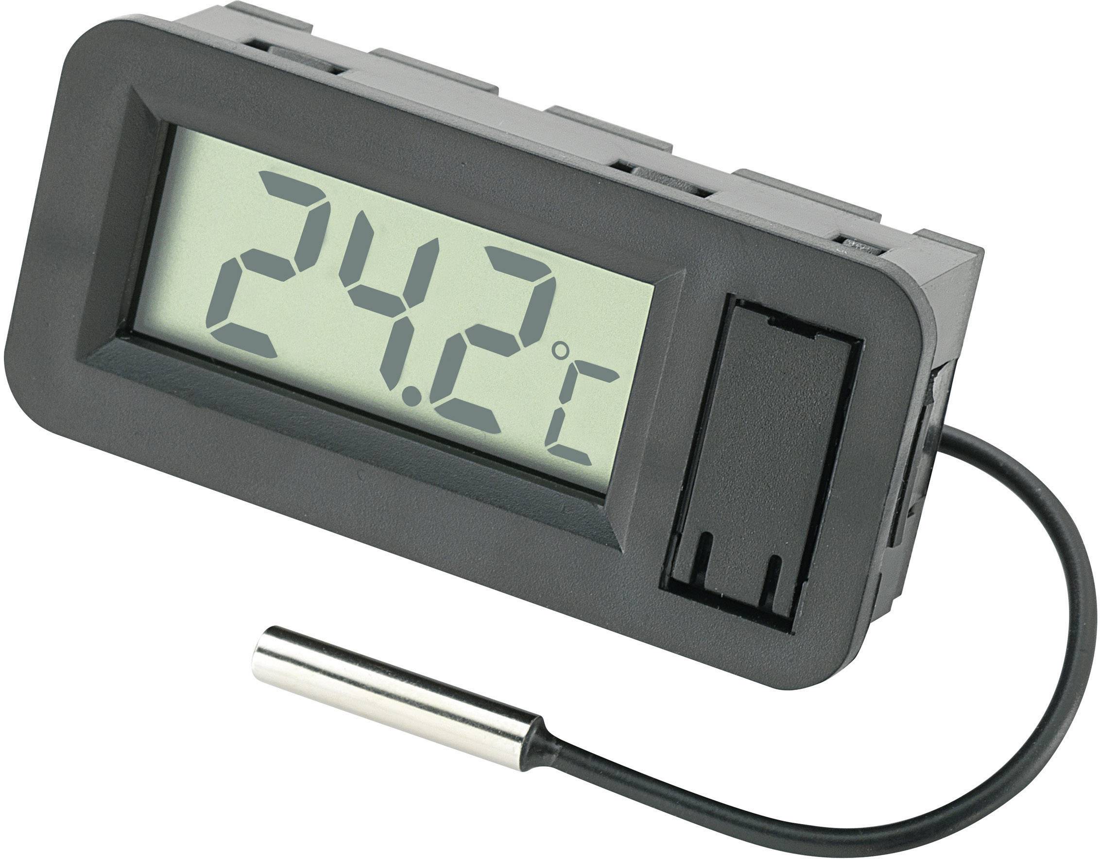 CONRAD Basetech BT-80 LCD-Temperatur Anzeigen-Modul BT-80 -50 bis +70 °C Einbaumaße 56.5 x 25.5 mm