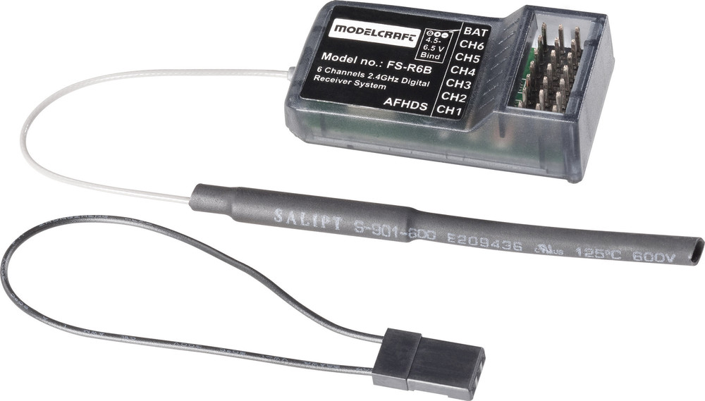 6-Kanal Empfänger Modelcraft 2,4 GHz Stecksystem JR kaufen