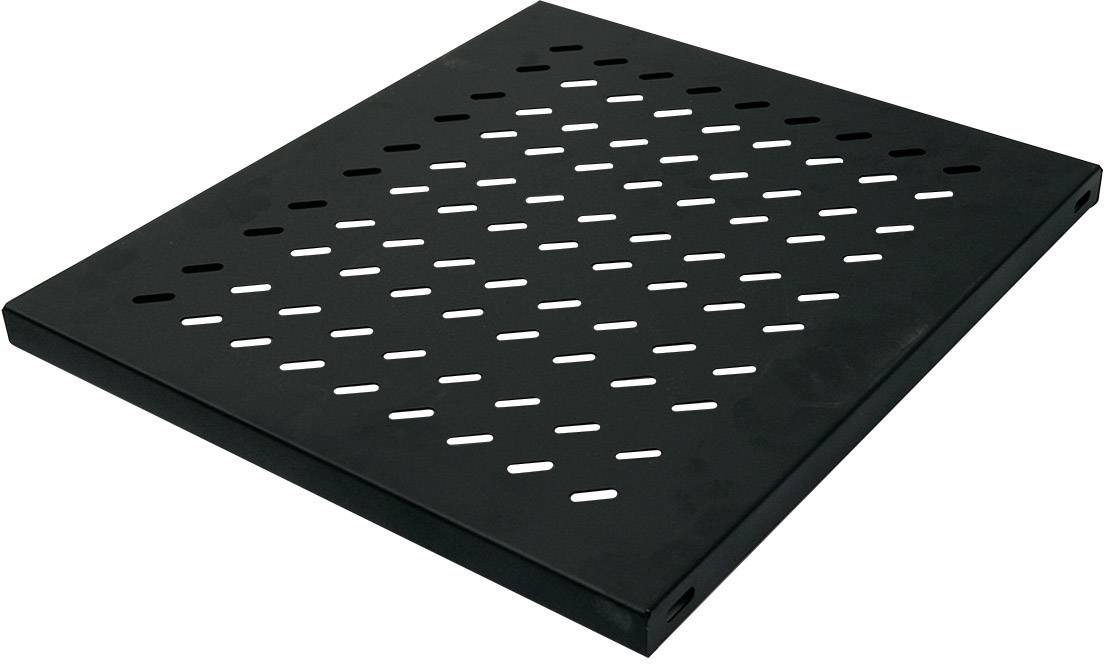LogiLink SF1F65B 19 Zoll 1 HE Festeinbau Geeignet für Schranktiefe: 800 mm Schwarz