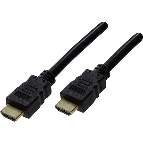 Schwaiger HDMI Anschlusskabel HDMI-A Stecker, HDMI-A Stecker 0.70 m Schwarz HDM0070043 4K UHD, vergoldete Steckkontakte ...