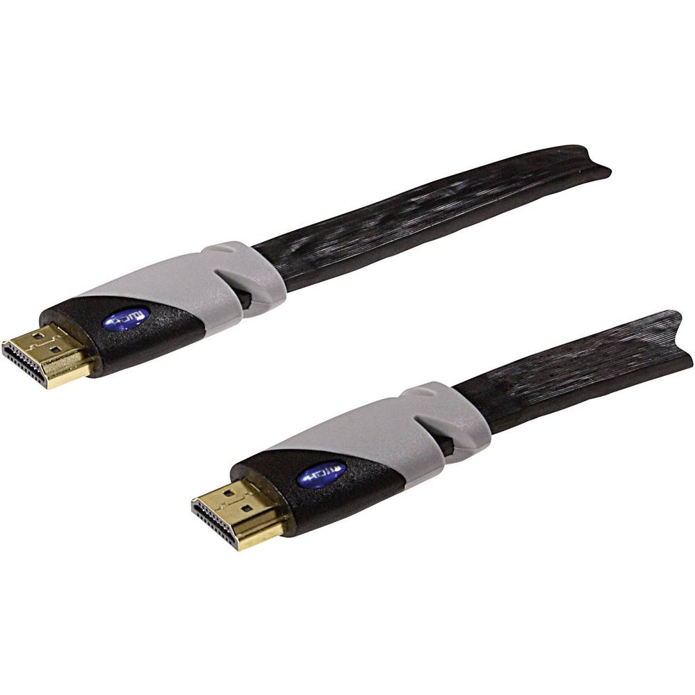 Schwaiger HDMI Aansluitkabel [1x HDMI-stekker <=> 1x HDMI-stekker] 3.00 m Zwart