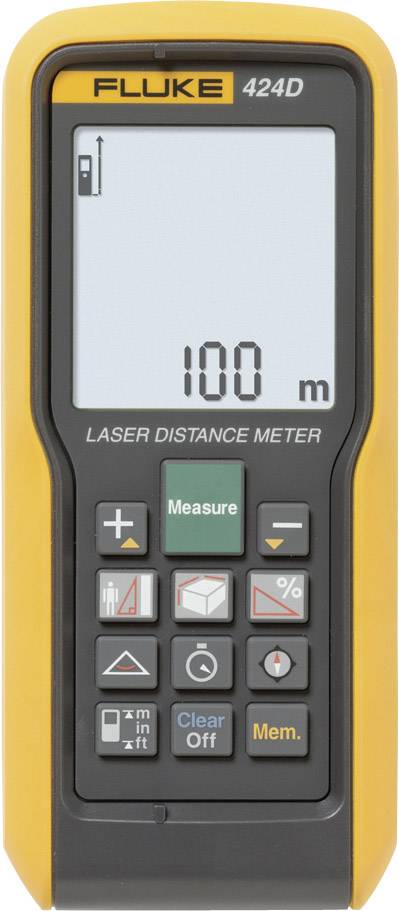 FLUKE Fluke 424D Laser-Entfernungsmesser Stativadapter 6.3 mm (1/4\") Messbereich (max.) 100 m Kali