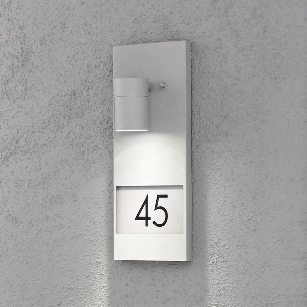 Konstsmide Modena 7655-300 Hausnummernleuchte Halogen GU10 35 W Grau