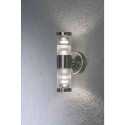 Konstsmide Bolzano 7595-000 Außenwandleuchte Halogen GU10 70 W Edelstahl