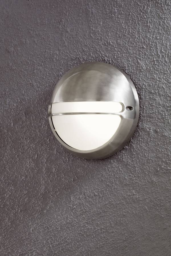 Konstsmide Torino 7333-000 Außenwandleuchte Energiesparlampe, LED E27 60 W Aluminium (gebürstet)