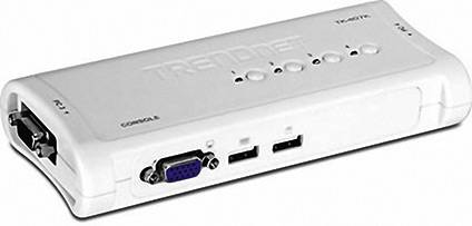 TRENDnet TK-407K KVM Switch 4-Port USB Kit-0