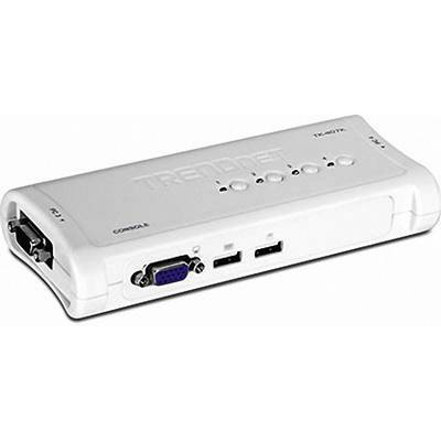 TRENDnet TK-407K KVM Switch 4-Port USB Kit-0
