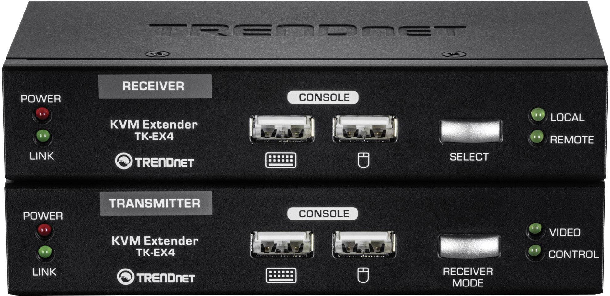 TRENDnet TK-EX4 KVM Extension Kit - KVM-Extender-2