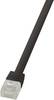 LogiLink CF2073U RJ45 Patchkabel CAT 6 U/UTP 5.00 m Schwarz hochflexibel 1 St.