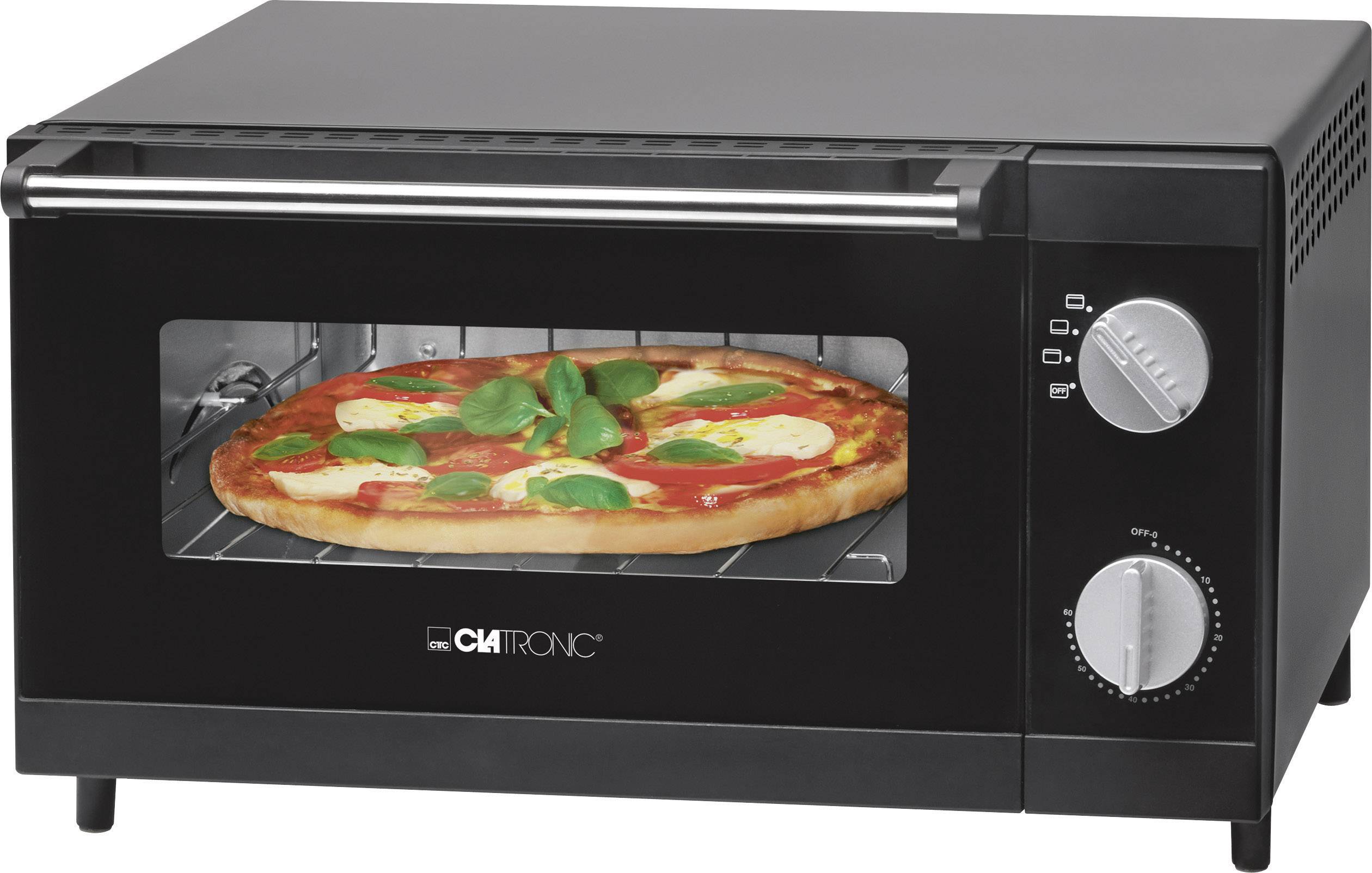 CLATRONIC MPO 3520 Multi-Pizza-Ofen schwarz