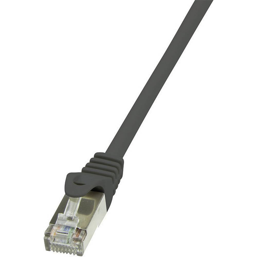 LogiLink Netwerk Aansluitkabel CAT 5e F-UTP 0.50 m Zwart