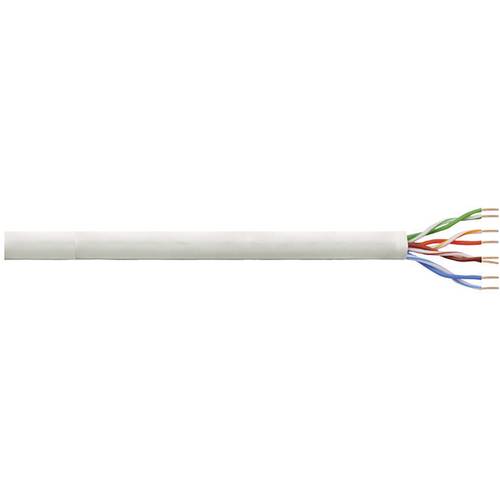 LogiLink CPV0036 Netzwerkkabel CAT 6 U/UTP 4 x 2 x 0.205 mm² Grau 305 m