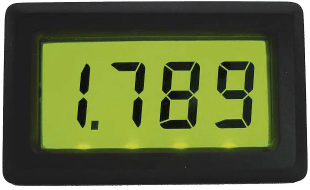 BECKMANN & EGLE EX3071 LCD-Panelmeter 199.9 V beleuchtet, Messbereich 0 - 199.9 V/DC, Einbaumaße 4