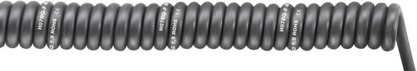 LAPP 70002761 Spiralkabel SPIRAL H07BQ-F 2000 mm / 6000 mm 5 G 1.50 mm² + 5 G 1.5 mm² Schwarz 1 St.
