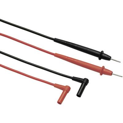 Fluke TL75-1 Sicherheits-Messleitungs-Set [Lamellenstecker 4 mm - Prüfspitze] 1.20 m Schwarz, Rot 1 St.