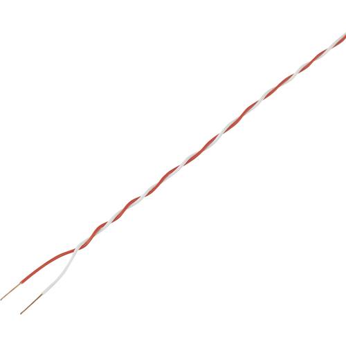 TRU COMPONENTS 1572354 Schaltdraht 2 x 0.20 mm² Rot, Weiß 20 m