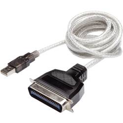 Paralelné / USB prepojovací kábel USB 1.1 Digitus DC USB-PM1 1.80 m, priehľadná