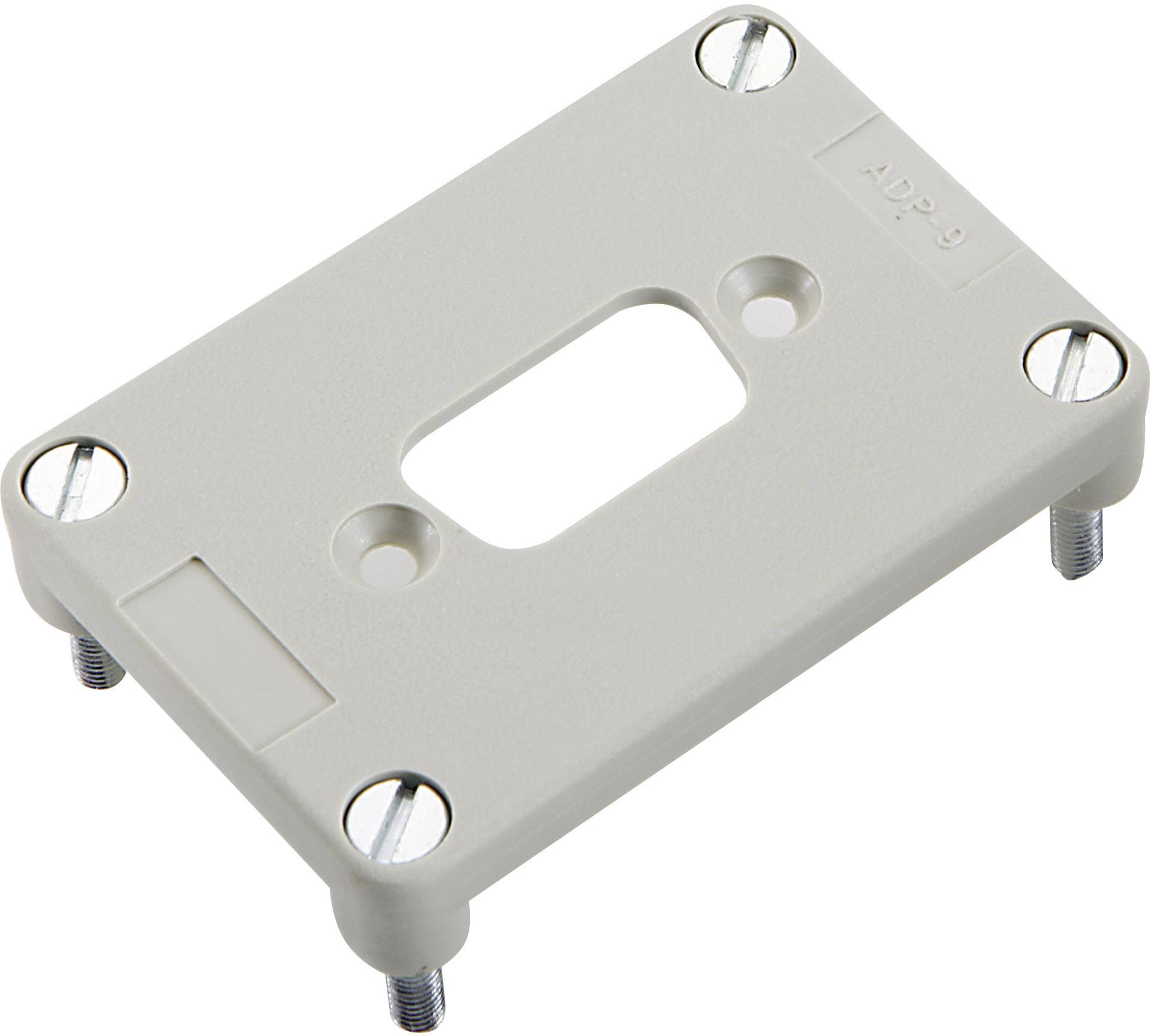Adapterplatte für 1 D-SUB Einsatz 9-polig Serie H-B 6 H-B 6 11764200 LAPP 10 St. Adapterplatte-1