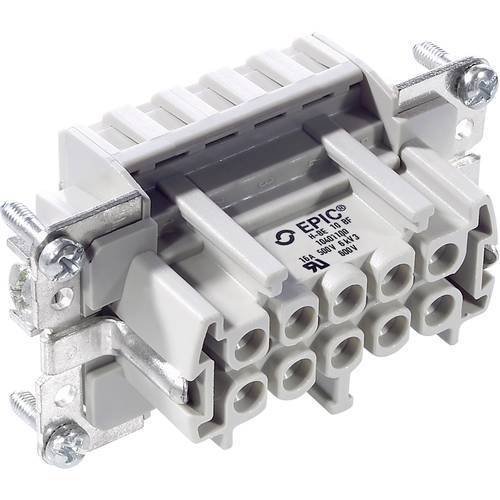 LAPP 10401100 Buchseneinsatz EPIC® H-BE 10 Gesamtpolzahl 10 + PE 10 St.