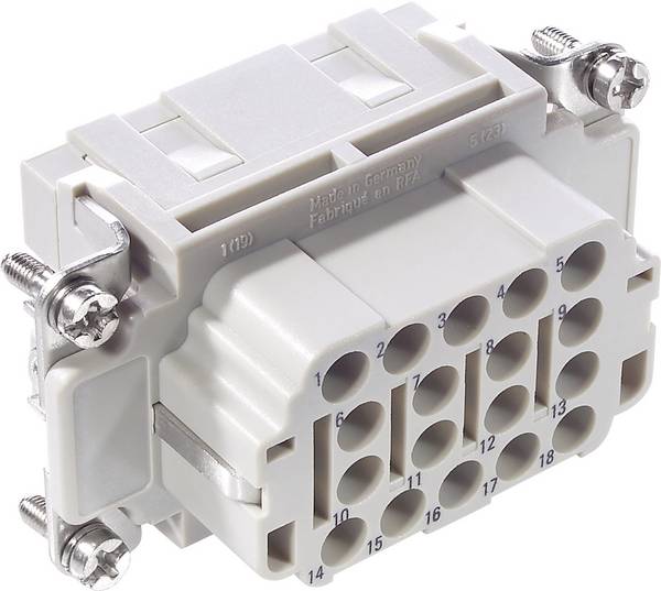 LAPP 10183400 Buchseneinsatz EPIC® H-EE 18 Gesamtpolzahl 18 + PE 10 St.