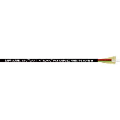 LAPP 28620702-1000 Glasfaserkabel Hitronic PCF 200/230 µ  Duplex Schwarz 1000 m