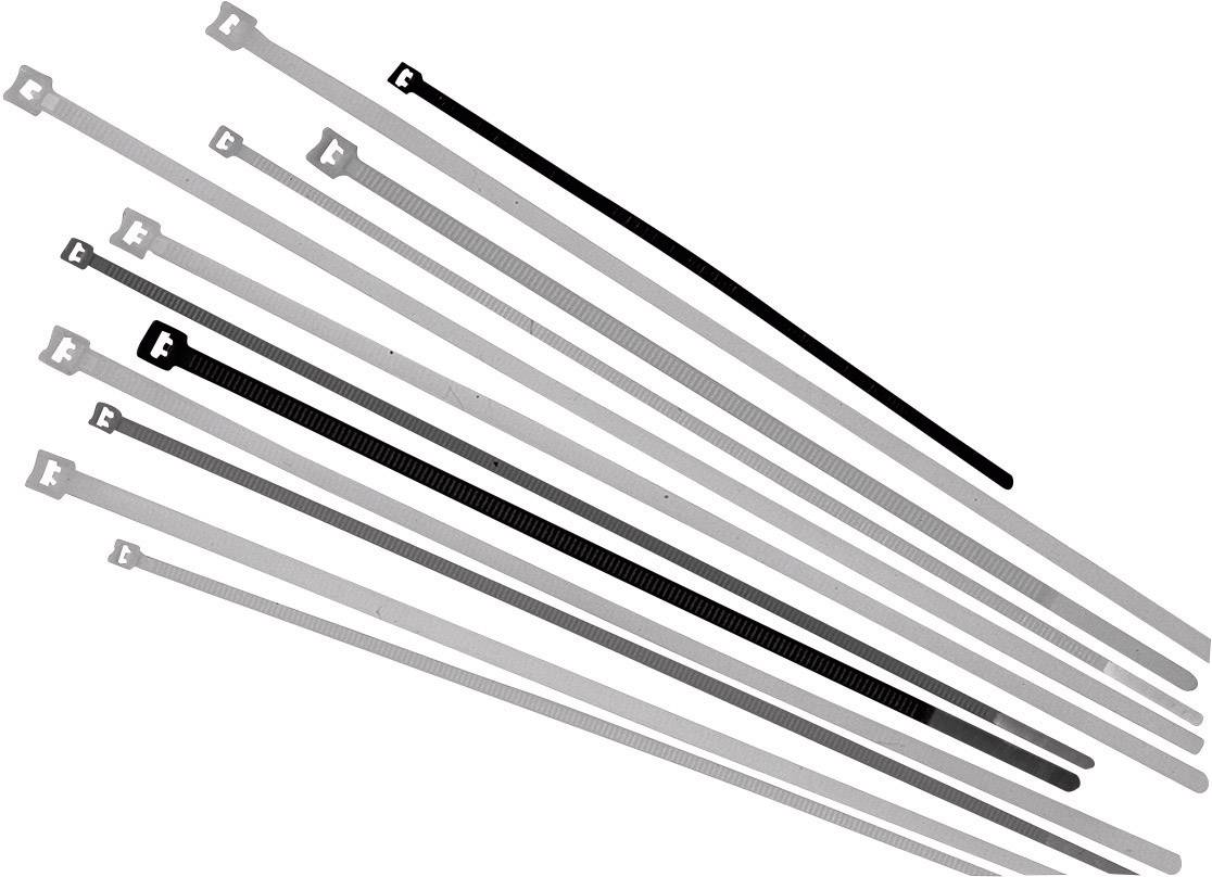 0,09€//1Stk 450 x 4,8 mm Kabelbinder aus Nylon natur 100 Stück