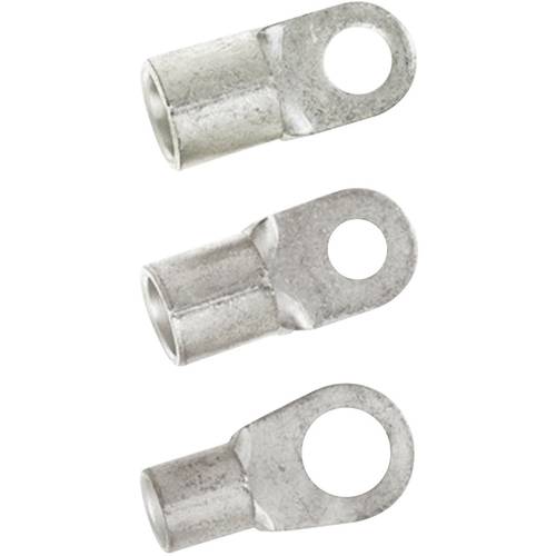 Thumbnail - LAPP 63204105 Ringkabelschuh Querschnitt (max.)=2.50 mm² Loch-Ø=3.7 mm Unisoliert Metall 100 St.