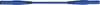 Stäubli XMS-419 Sicherheits-Messleitung Lamellenstecker 4 mm Lamellenstecker 4 mm 1.00 m Blau 1 St.