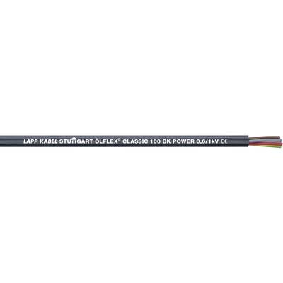 LAPP ÖLFLEX® CLASSIC 100 BK POWER Steuerleitung 4 G 1.50 mm² Schwarz 1120464-50 50 m