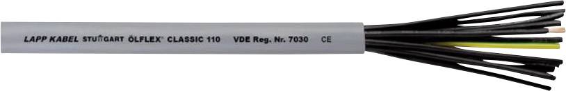 LAPP ÖLFLEX® CLASSIC 110 Steuerleitung 2 x 1 mm² Grau 1119852/1000 1000 m