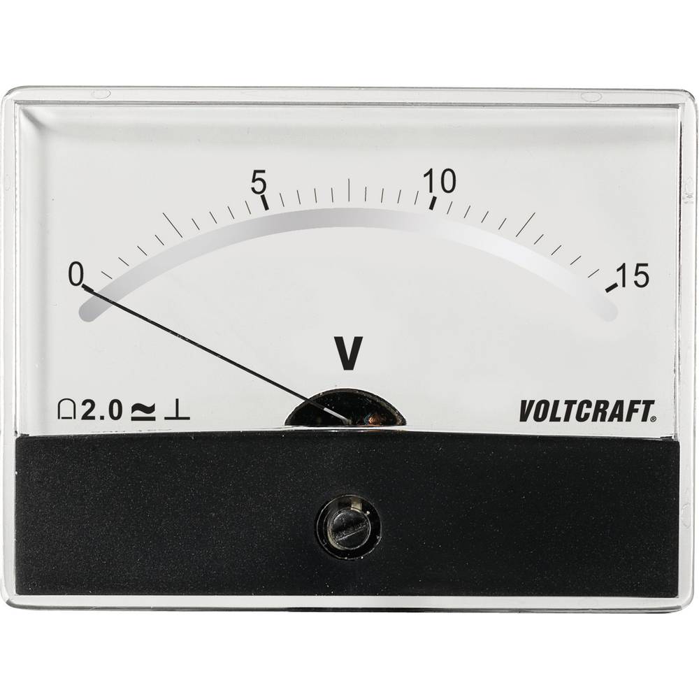 VOLTCRAFT AM-86X65-15V-DC Inbouwmeter AM-86X65-15V-DC 15 V Draaispoel