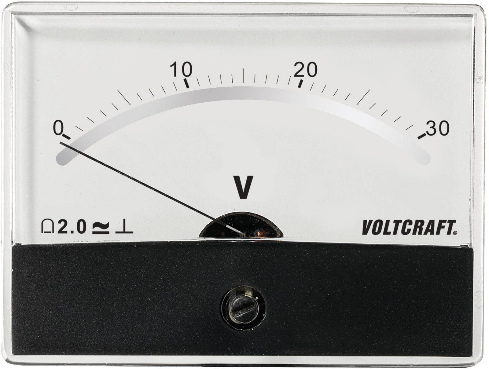 VOLTCRAFT AM-86X65/30V/DC Einbau-Messgerät AM-86X65/30V/DC 30 V Drehspule