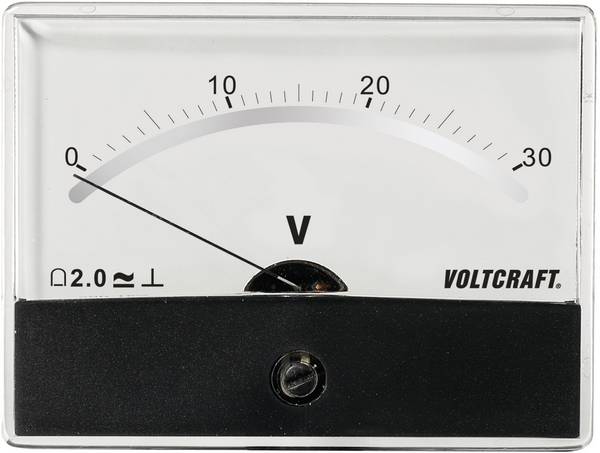 VOLTCRAFT AM-86X65/30V/DC AM-86X65/30V/DC Einbau-Messgerät AM-86X65/30V/DC   Drehspule