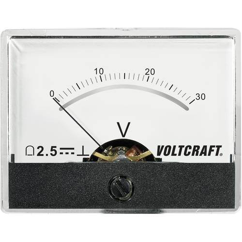 VOLTCRAFT AM-60X46/30V/DC AM-60X46/30V/DC Einbau-Messgerät AM-60X46/60V/DC 30 V Drehspule
