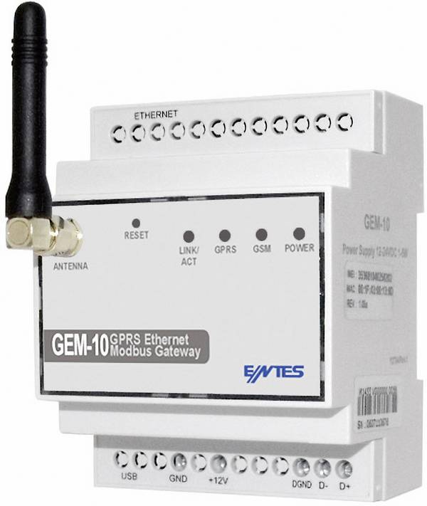 ENTES 101530 GEM-10 Gateway RS-485, USB Anzahl Eingänge: 1 x Anzahl Ausgänge: 1 x Anzahl I/O: 1 12 V/DC 1 St.