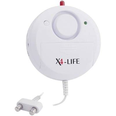 X4-LIFE 701332 Wassermelder  mit externem Sensor batteriebetrieben