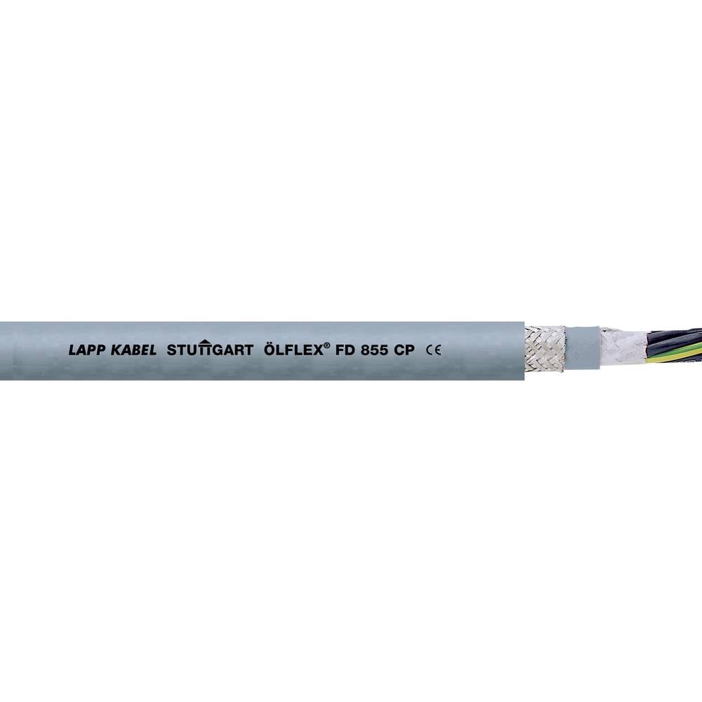 LAPP 0027385 Geleiderkettingkabel ÖLFLEX® FD 855 CP 18 G 2.50 mm² Grijs 500 m