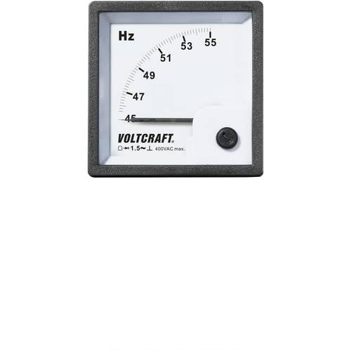 VOLTCRAFT AM-72X72/50HZ AM-72X72/50HZ Analog-Einbaumessgerät AM-72X72/50HZ 45 - 55 Hz Drehspule