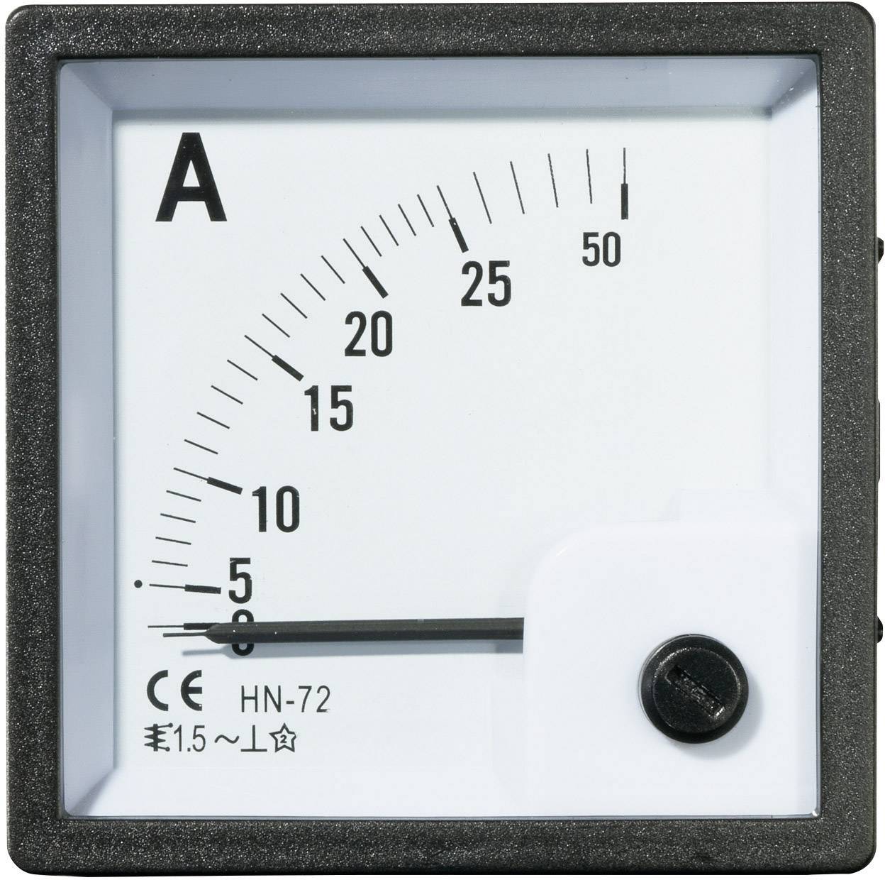 ZURC Dreheisen Instrument Ampermeter Messgerät EMC72P2 8min 5A 